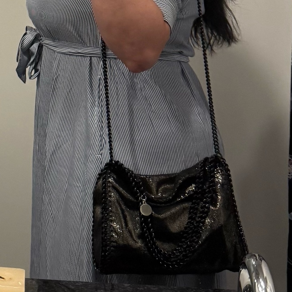 Stella McCartney Falabella Mini Tote w/ Black Chain Women's Bag ✨ 100% Authentic - Picture 10 of 10